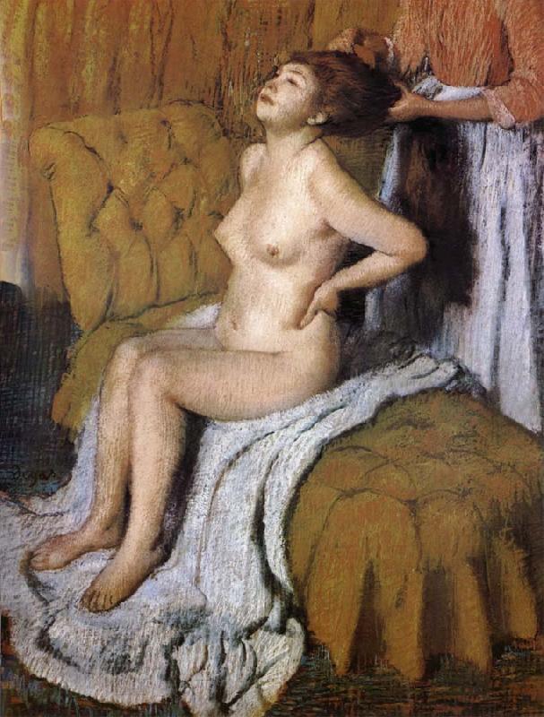 Edgar Degas Wash and dress oil painting image